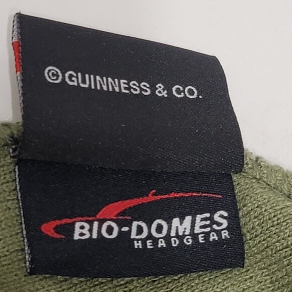 Guinness Beer & Bio Domes Hat Collab Beanie black/green Shredded Distressed OSFA - Picture 10 of 11